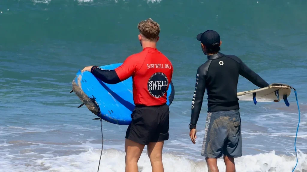 Surfing Class at Canggu Batu Bolong Beach