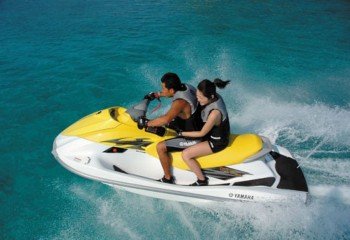 Riding Jet Ski At Tanjung Benoa